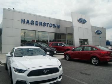 Hagerstown ford hagerstown maryland - Contact Info. Hagerstown Ford. 1714 Massey Blvd. Hagerstown, MD 21740. : Your Hagerstown Maryland Ford Dealer. Hagerstown Ford offers new Ford and used cars, car loans and financing, auto parts, and service and repair.